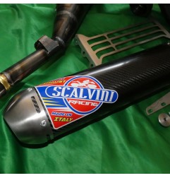 Exhaust silencer SCALVINI carbon with stainless steel tip for YAMAHA YZ 250 from 2015, 2016, 2017, 2018