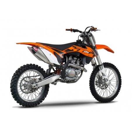 Ligne échappement complète YOSHIMURA RS4 pour HUSQVARNA FC, KTM SXF, 450 de 2016 à 2018