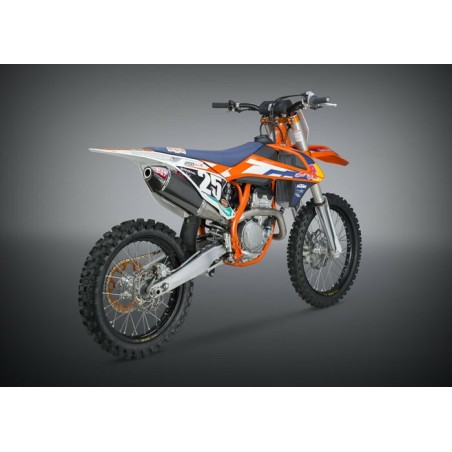 Ligne échappement complète YOSHIMURA RS4 titane pour KTM SXF 450 de 2012 à 2015