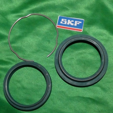 Joint spy de fourche et cache poussiere SKF SHOWA Ø48mm pour HONDA CRF, KAWASAKI KXF, SUZUKI RMZ 250, 450