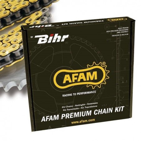 Kit chaine 520 AFAM type MR1 pour KTM 250 MX de 1990, 1991 et 1992