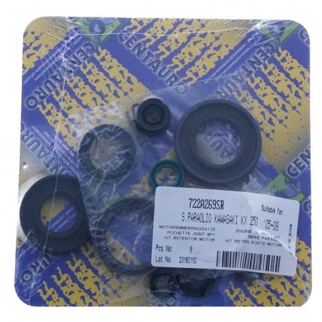 CENTAURO low engine spy / spi gasket kit for KAWASAKI KX 250 from 2005, 2006, 2007 and 2008