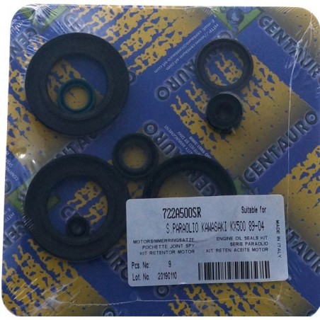 CENTAURO low engine spy / spi gasket kit for KAWASAKI KX 500 from 1990 to 2003