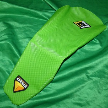 Housse de selle BLACKBIRD Pyramid vert/jaune pour KAWASAKI KX 60cc et 65cc