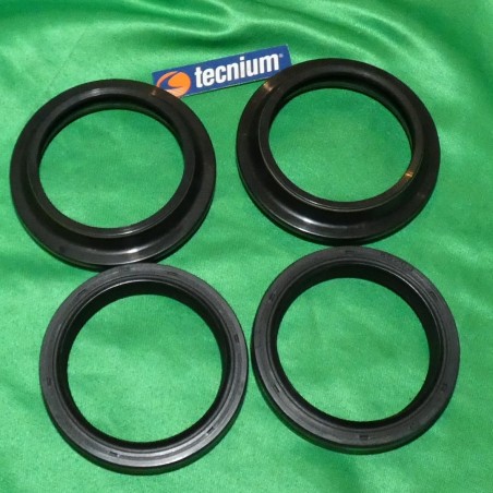 Junta de horquilla y tapa de polvo TECNIUM Ø43mm para YAMAHA YZ, WR, KAWASAKI KX, KLX 125, 250,...