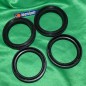 Retén de horquilla y guardapolvo TECNIUM Ø43mm para YAMAHA, KAWASAKI, HONDA y BETA de 1991 a 2017