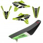 Kits de decoración BLACKBIRD GRAPHIC con funda de asiento para KAWASAKI KX 85 de 2014 a 2021