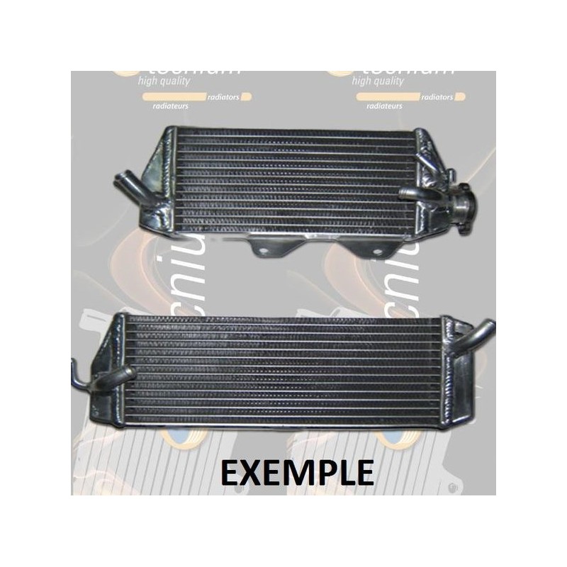 Radiateur TECNIUM gauche ou droit aux choix pour HONDA CRF 450 X de 2005 à 2009