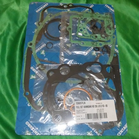 Complete CENTAURO engine gasket pack for KAWASAKI KX 250 from 1993 to 2000