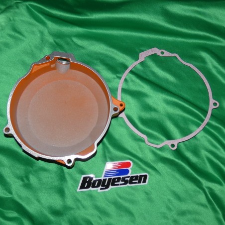 Couvercle de carter embrayage orange BOYESEN pour KTM SX, EXC, HUSQVARNA, HUSABERG TC, TE 125, 144, 200