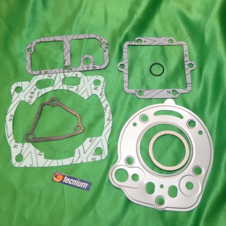 Paquete de juntas superiores del motor TECNIUM para KAWASAKI KDX 125 de 1990, 1991, 1992, 1993, 1994, 1995, 1996, 1997, 1998