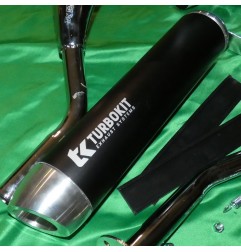 Muffler (body and silencer) TURBOKIT for KAWASAKI KX 125 from 1990