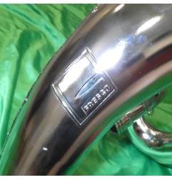 FRESCO-Auspuffanlage in Chrom für BETA RR 250, 300 der Baujahre 2013, 2014, 2015, 2016, 2017, 2018, 2019, 2020, 2021, 2022