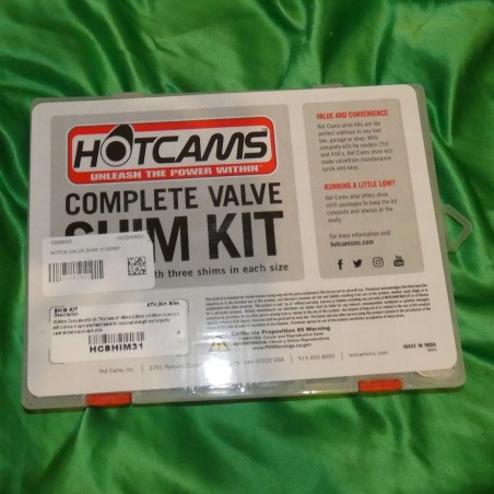 Coffret de pastilles de soupapes HOT CAMS Ø10mm