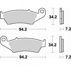 Pastillas de freno EBC para YAMAHA, SUZUKI, HONDA, APRILIA, BETA,