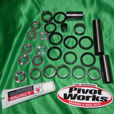 Kit de reparación de varillas de amortiguadores PIVOT WORKS SUZUKI RMZ, RMX 450 y 250 de 2014, 2015, 2016, 2017, 2019