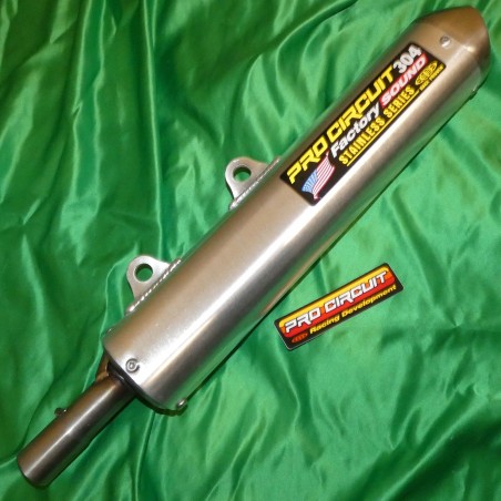 Silencieux d'échappement PRO CIRCUIT pour KAWASAKI KX 500 1989, 1990, 1991, 1992, 1993, 1994, 1995, 2003