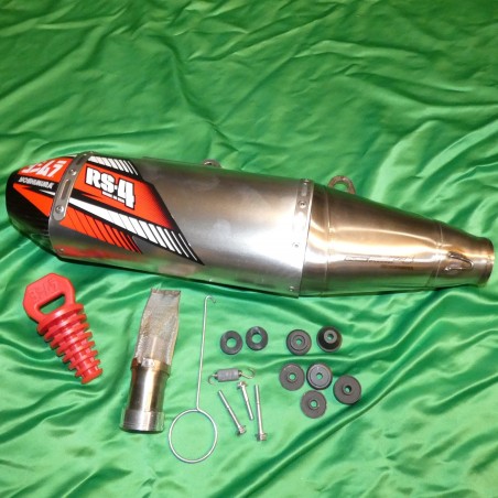 Silenciador de escape YOSHIMURA RS4 para HUSQVARNA FC, FX, KTM SXF, EXCF 450 y 500