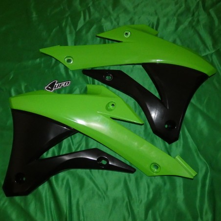 Aberturas de radiador UFO para KAWASAKI KX 85 de 2014, 2015, 2016, 2017, 2018, 2019, 2020 y 2021 verde, negro o blanco