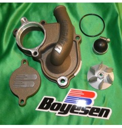 Water pump housing + magnesium propeller BOYESEN for SUZUKI RMZ450 from 2010, 2011, 2012, 2013, 2014, 2015, 2016 and 2017