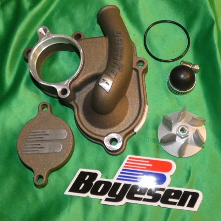 Carcasa de la bomba de agua + hélice de magnesio BOYESEN para SUZUKI RMZ450 de 2010, 2011, 2012, 2013, 2014, 2015, 2016 y 2017