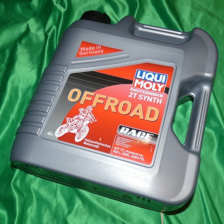 Aceite Motor 2T 100% Synth Offroad LIQUI MOLY 1 Bidón de 4L Moto 2T Synth Offroad Race