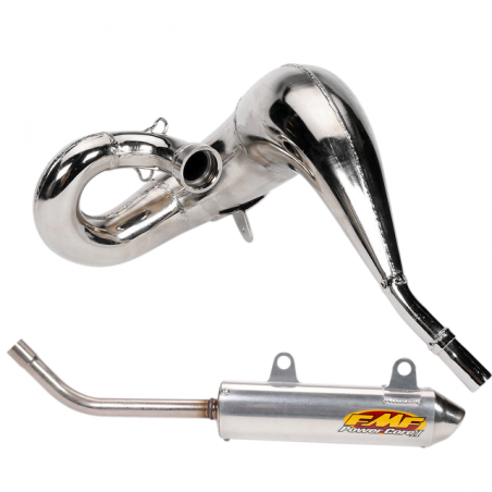 Pot d'échappement FMF chrome pour KTM EXC, SX, MXC 250, 300 de 2003 à 2010