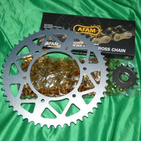 Kit chaine 520 AFAM pour HONDA CR 250 de 1990 à 1991