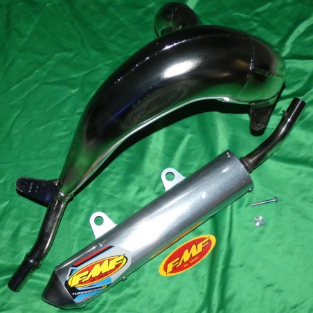 Pot d'échappement FMF chrome pour GAS GAS 250 et 300 EC de 2007, 2008, 2009, 2010 et 2011