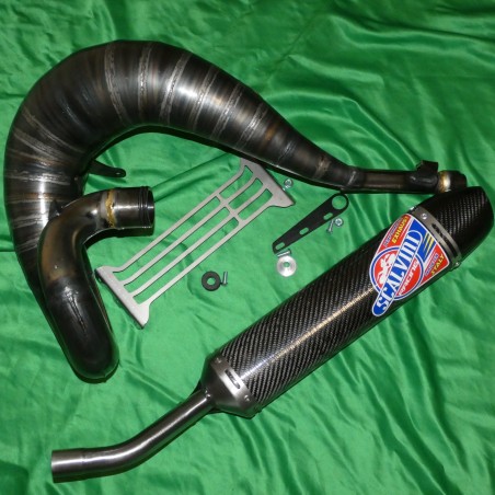 Pot d'échappement SCALVINI avec silencieux en carbone pour HONDA CR 250 de 1992, 1993, 1994, 1995 1996