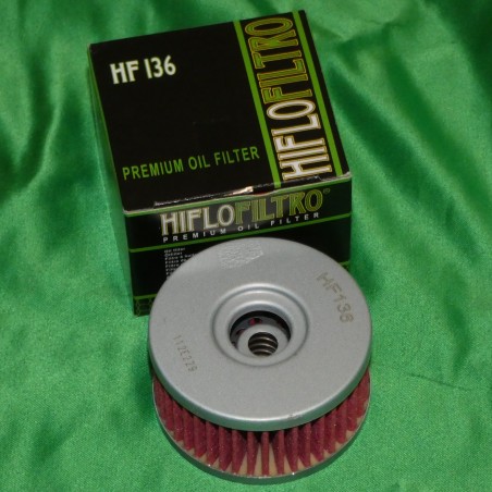 Filtro de aceite HIFLO FILTRO HF136 para BETA ALP 200, SUZUKI DR 250, 350, 400 GN 250,...