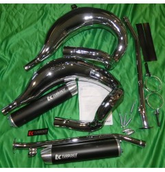 Muffler TURBOKIT for YAMAHA BANSHEE 350 reference Q2T02 chrome approved