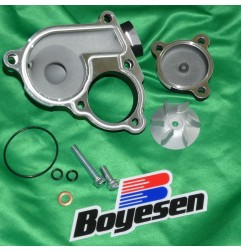 Water pump housing + black propeller BOYESEN for KAWASAKI KXF, SUZUKI RMZ 250 from 2004 to 2016