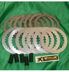 Pack of smooth clutch disc, lining and spring for HONDA CR 125 from 2000, 2001, 2002, 2003, 2004, 2005, 2006, 2007