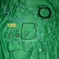 Complete CENTAURO engine gasket pack for HONDA CRF 450 from 2009 to 2016 and HM CRMF