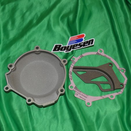 Couvercle de carter allumage magnesium BOYESEN KAWASAKI KX 80, 85, 100 de 1990 à 2017