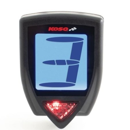 KOSO Super Slim Style universal black gear indicator for KYMCO, YAMAHA YFM 350 from 2006 to 2020