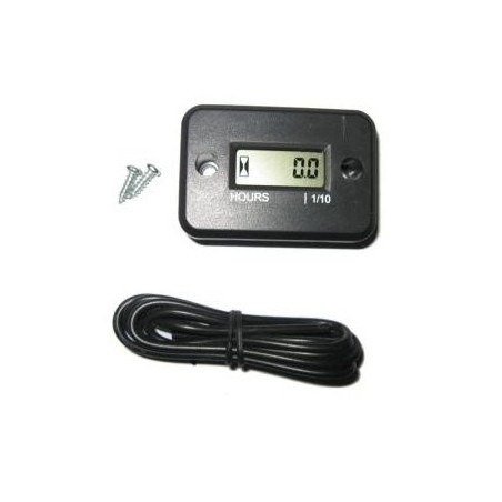 ART black wired hour meter for BETA RR 250, HONDA CAMINO 50 from 1976 to 2024