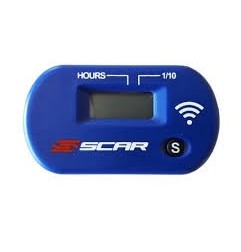 SCAR Wireless hour meter with blue Velcro for BETA RR 250, HONDA CAMINO, MBS 50 from 1976 to 2024
