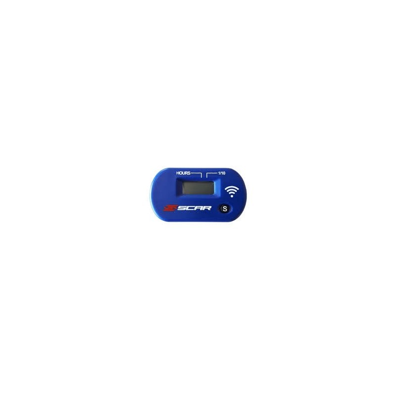 SCAR Wireless hour meter with blue Velcro for BETA RR 250, HONDA CAMINO, MBS 50 from 1976 to 2024 SCAR Wireless hour meter with blue Velcro for BETA RR 250, HONDA CAMINO, MBS 50 from 1976 to 2024