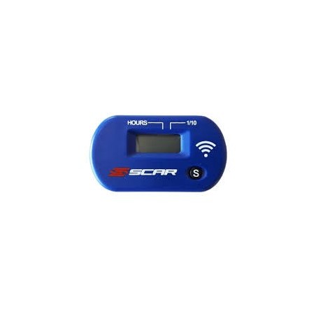 SCAR Wireless hour meter with blue Velcro for BETA RR 250, HONDA CAMINO, MBS 50 from 1976 to 2024