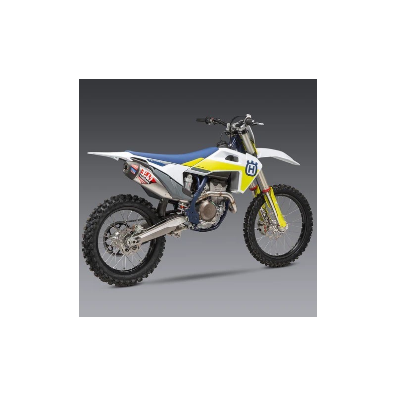 Complete YOSHIMURA RS-12 Signature Series exhaust system for GAS GAS, HUSQVARNA, KTM from 2019 to 2023 Complete YOSHIMURA RS-12 Signature Series exhaust system for GAS GAS, HUSQVARNA, KTM from 2019 to 2023