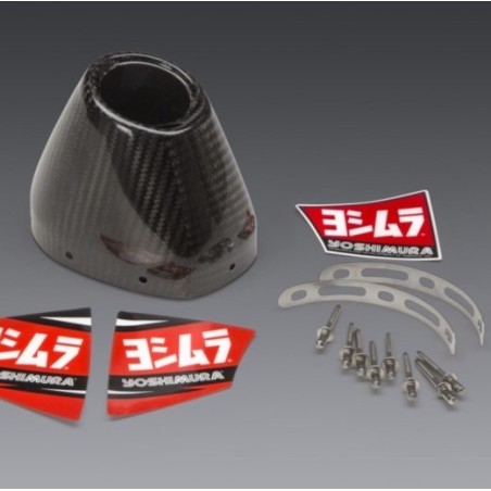 Casquette de silencieux en carbone  YOSHIMURA USA RS4