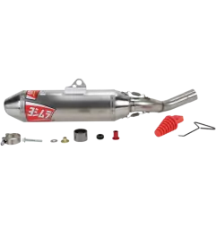 Yoshimura USA RS2-Schalldämpfer aus Edelstahl und Aluminium mit Stahlendkappe für ARCTIC CAT DVX, KAWASAKI KFX und SUZUKI LTZ 40