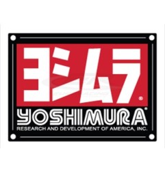 Plaque logo YOSHIMURA USA for silencer RS-4 - Ref. RS4-NB001