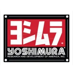 Plaque logo YOSHIMURA USA para silenciador RS-4 - Ref. RS4-NB001