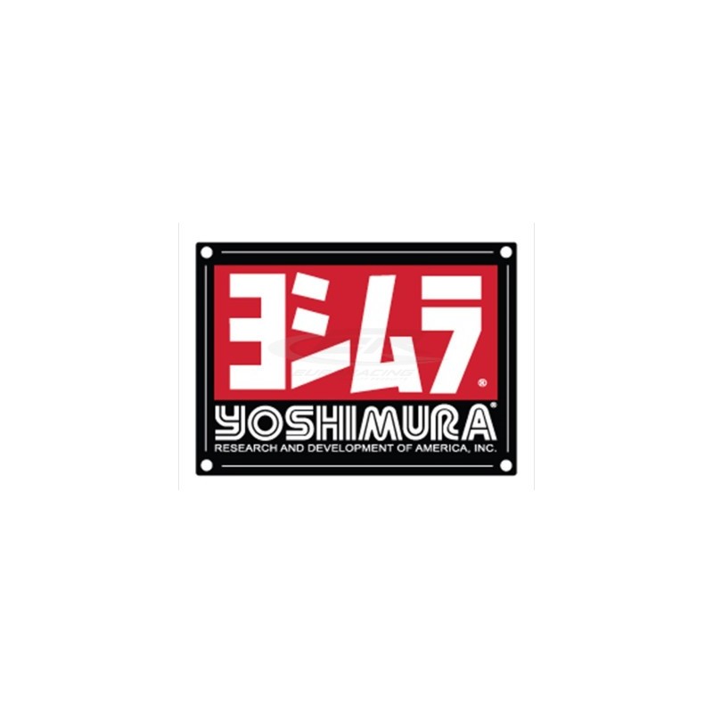 Plaque logo YOSHIMURA USA pour silencieux RS-4