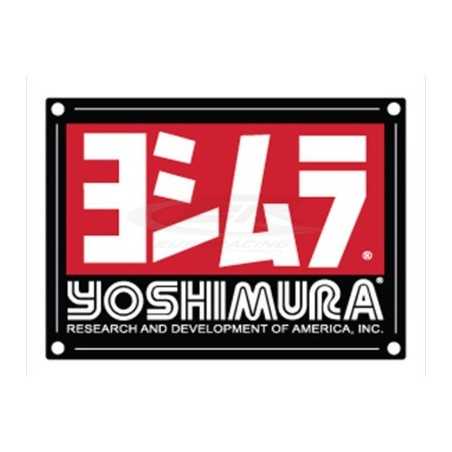 Plaque logo YOSHIMURA USA for silencer RS-4 - Ref. RS4-NB001