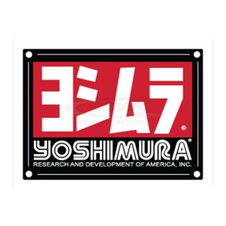 Plaque logo YOSHIMURA USA pour silencieux RS-4