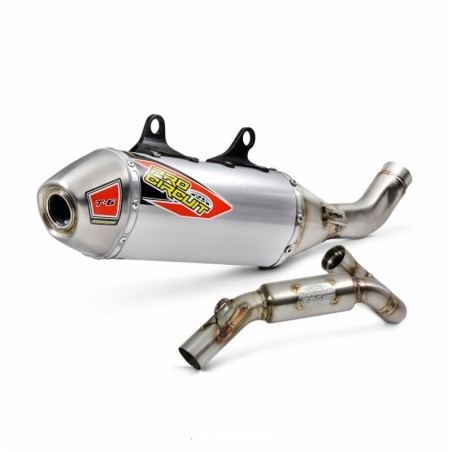 Complete PRO CIRCUIT T-6 exhaust system for GAS GAS MCF, HUSQVARNA FC, KTM SXF, XCF 450 from 2019 to 2023
